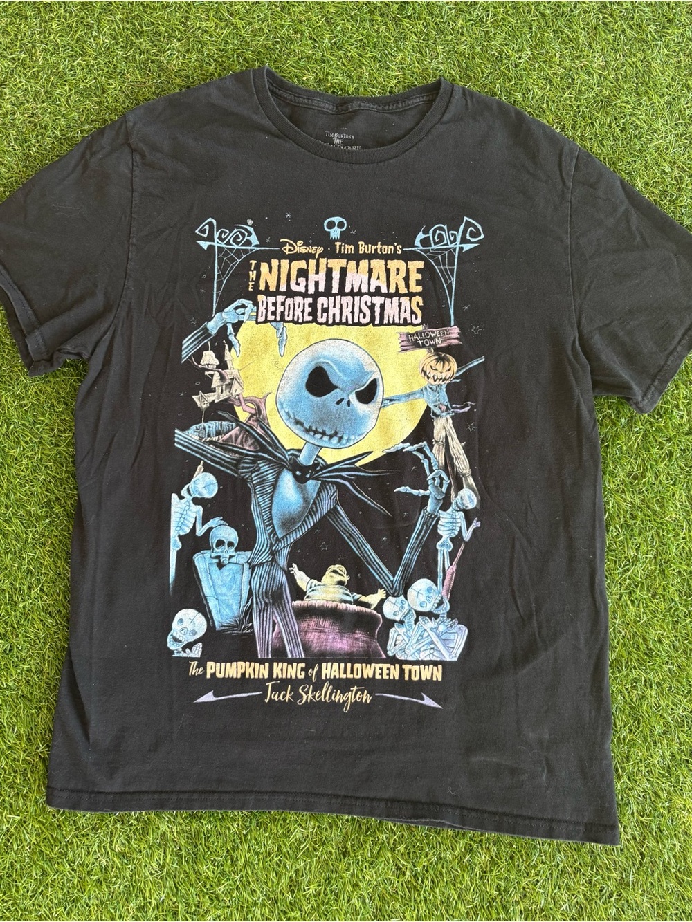 The Nightmare Before Christmas Jack Skellington Graphic Tee - Black